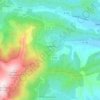 Mapa topográfico Cagnano, altitud, relieve