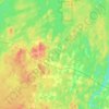 Mapa topográfico Moonbeam Township, altitud, relieve