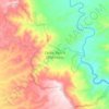 Mapa topográfico Cedar Bench Wilderness, altitud, relieve