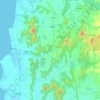 Mapa topográfico Dahanu Taluka, altitud, relieve