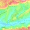 Mapa topográfico Tirepied-sur-Sée, altitud, relieve