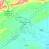 Mapa topográfico Tinghir, altitud, relieve