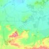 Mapa topográfico Tiztoutine تيزضوضين, altitud, relieve