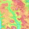 Mapa topográfico Tailfingen, altitud, relieve