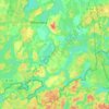 Mapa topográfico 17255, altitud, relieve