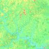 Mapa topográfico Itamira, altitud, relieve
