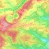 Mapa topográfico Boos, altitud, relieve