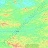 Mapa topográfico Kapit, altitud, relieve