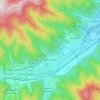 Mapa topográfico Wihr-au-Val, altitud, relieve