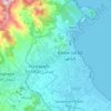 Mapa topográfico Pachalik de Nador باشوية الناظور, altitud, relieve