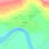 Mapa topográfico Чунояр, altitud, relieve