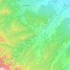 Mapa topográfico Gerpegezh, altitud, relieve