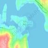 Mapa topográfico Keyport, altitud, relieve