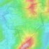 Mapa topográfico Jungholz, altitud, relieve