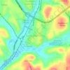 Mapa topográfico South Greensburg, altitud, relieve