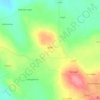 Mapa topográfico Gallid, altitud, relieve