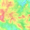Mapa topográfico Chanu, altitud, relieve