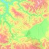 Mapa topográfico Шынаанский сумон, altitud, relieve