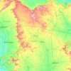 Mapa topográfico Khatav, altitud, relieve