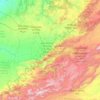 Mapa topográfico Béni Mellal-Khénifra ⴰⵢⵜ ⵎⵍⵍⴰⵍ-ⵅⵏⵉⴼⵕⴰ بني ملال-خنيفرة, altitud, relieve