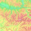 Mapa topográfico Катандинское сельское поселение, altitud, relieve