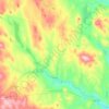 Mapa topográfico Groton, altitud, relieve