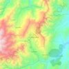 Mapa topográfico Gramalote, altitud, relieve