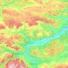 Mapa topográfico 07407, altitud, relieve