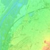 Mapa topográfico Hartheim am Rhein, altitud, relieve