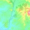 Mapa topográfico Kariat Ben Aouda قرية بن عودة, altitud, relieve
