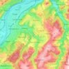 Mapa topográfico 54296, altitud, relieve