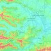 Mapa topográfico Mula, altitud, relieve