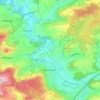 Mapa topográfico Merklingen, altitud, relieve