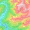 Mapa topográfico Saviore dell'Adamello, altitud, relieve