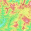 Mapa topográfico Erro, altitud, relieve