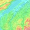 Mapa topográfico La Broye, altitud, relieve
