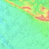 Mapa topográfico Glane, altitud, relieve