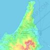 Mapa topográfico Bni Chiker ⴱⵏⵉ ⵛⵉⴽⵔ جماعة بني شيكر, altitud, relieve