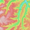 Mapa topográfico Wildbad, altitud, relieve