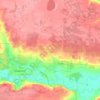 Mapa topográfico Shadrinsk, altitud, relieve