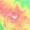 Mapa topográfico Tecpán, altitud, relieve