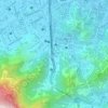 Mapa topográfico Rio Comprido, altitud, relieve