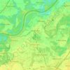Mapa topográfico 77836, altitud, relieve