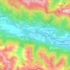 Mapa topográfico Dellach, altitud, relieve