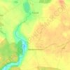 Mapa topográfico Töppeln, altitud, relieve