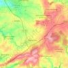 Mapa topográfico Torigny-les-Villes, altitud, relieve