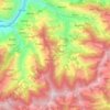 Mapa topográfico Nankhari, altitud, relieve