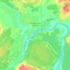 Mapa topográfico Kichmengskiy Gorodok, altitud, relieve