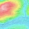 Mapa topográfico Gurranabraher A, altitud, relieve