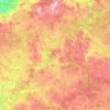 Mapa topográfico Woiwodschaft Podlachien, altitud, relieve